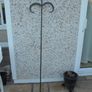 Vintage Wrought Iron Spears  x 2 for Sale Image 4