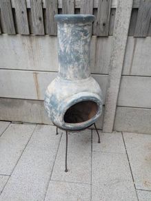 Chiminea and briquettes