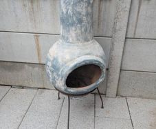Chiminea and briquettes