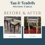 Tan & Tendrils Vintage Nesting Tables (Upcycled) Image 2