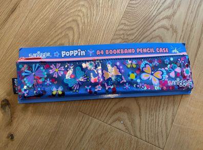 New Smiggle bookband pencil case A4