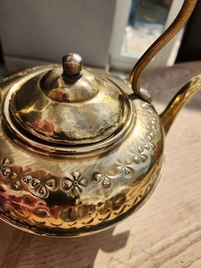 C100yrs old French kettle. Polished.