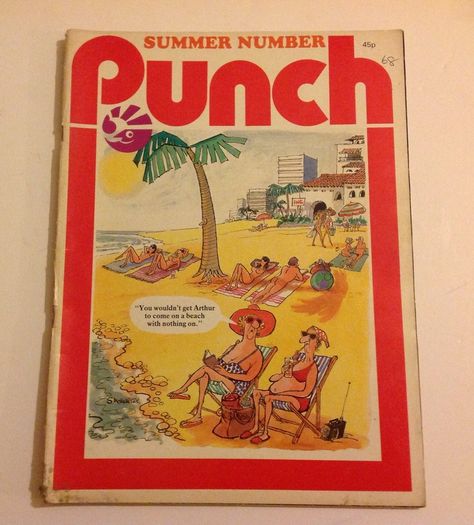 3 Vintage 1980s Punch Magazines