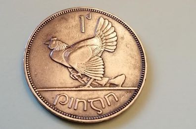 1937 Saorstat Eireann 1d Penny