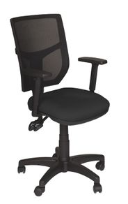 OA Mesh Office Chair With Adjustable Back & Arms