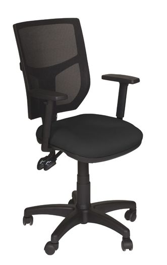 OA Mesh Office Chair With Adjustable Back & Arms