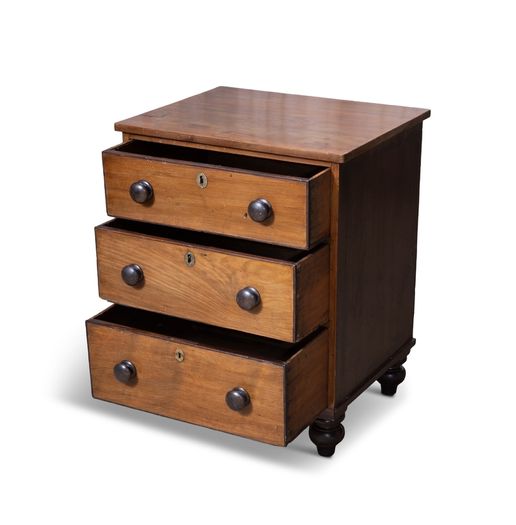 A Neat-size Chest Of Drawers, 19th Century,