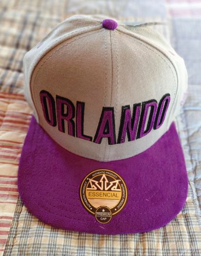 Orlando Baseball Cap With Flat Brim (brand New)