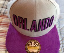 Orlando Baseball Cap With Flat Brim (brand New)