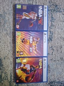 Nba 2k21 and nba 2k23 and nba 2k24 ps5