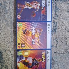 Nba 2k21 and nba 2k23 and nba 2k24 ps5