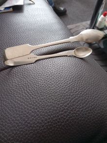 Silver plated thongs