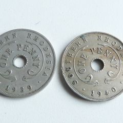 Southern Rhodesia pennies