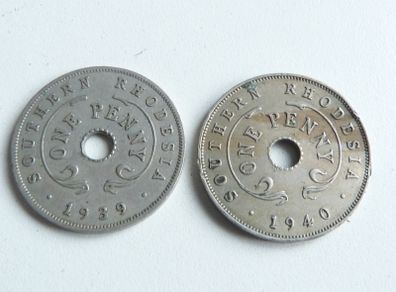 Southern Rhodesia pennies