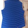 ladies navy gilet Image 3
