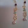 Silver long bear earrings Image 3