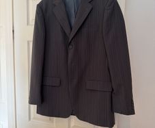 mens butter and Webb pinstripe suit jacket