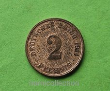 Germany 1914 year coin.