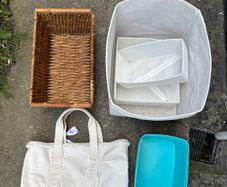 Various containers and storage