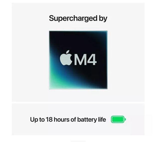 APPLE MacBook Air 15" (2025) - M4, 256 GB SSD, Midnight Maximum capacity :100% Cycle count: 91