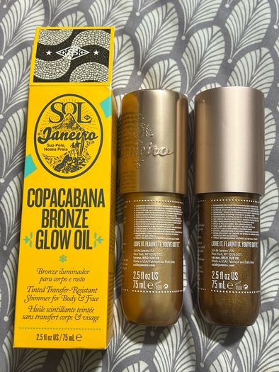 SOL DE JANEIRO Glow Motions Rio Sunset and bronze Translucent Glow Transfer-Resistant Shimmer Oil for Face & Body