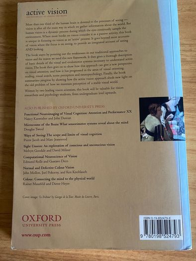 Visual Perception and Vision Science (Psychology Neuroscience Books)