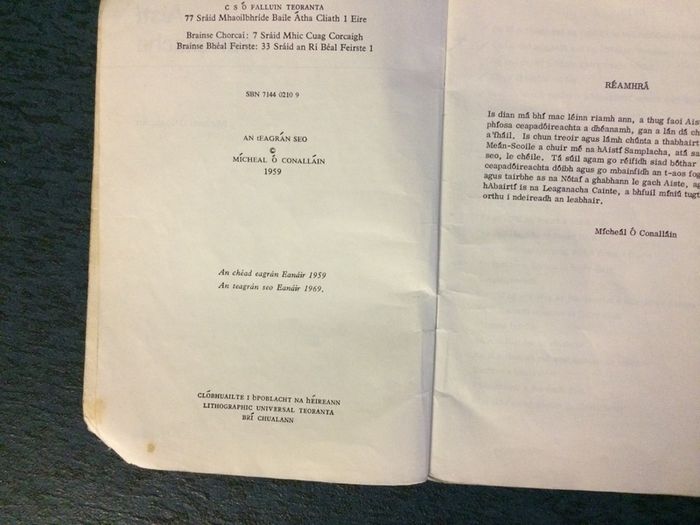Leabhar - Aisti samplacha Michael O Conallain