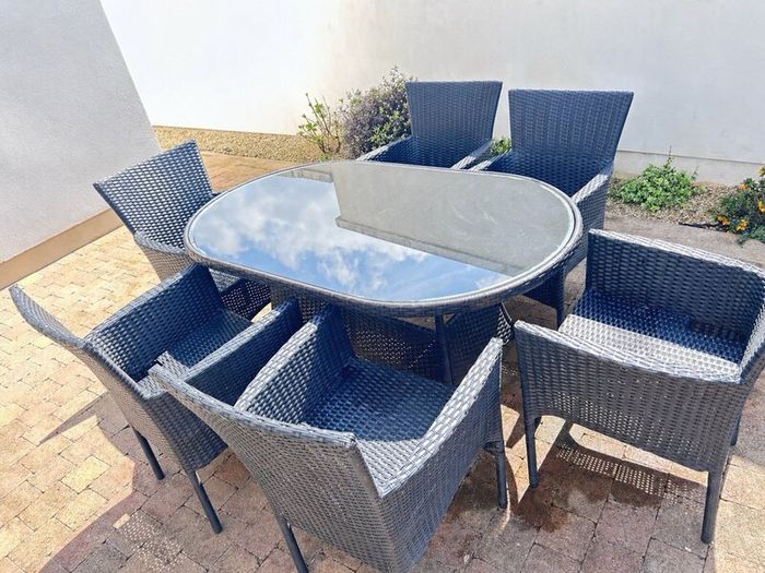Garden table and chairs