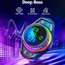 Bluetooth Car Adapter, Bluetooth 5.3 FM Transmitter for Car, 48W Dual USB Bluetooth Adapter with HiFi Sound & Bass Mode, Hands-Free Calling, Customizable RGB Light, Voice Assistant Support Image 3