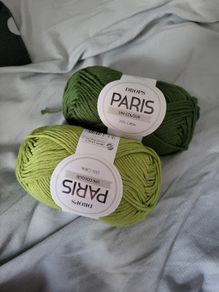 DROPS Paris 2x 50g cotton skeins green