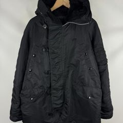 Alpha Industries Model 3A382 Parka Jacket Black Size M