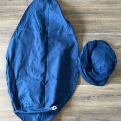 Bean Bag & Footstool Cover - Blue