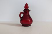Vintage Avon Red Decanter