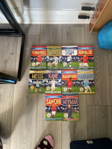 Set of 10 Footballer Books