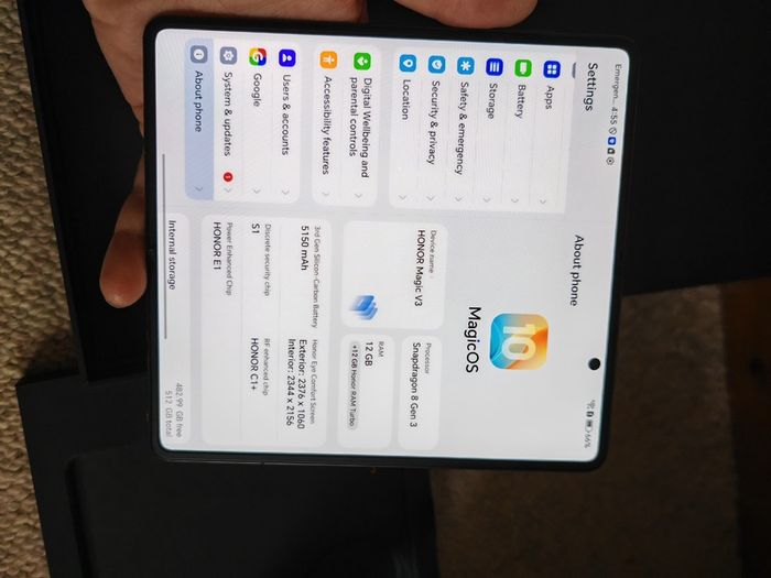 Honor  magic V3 foldable phone