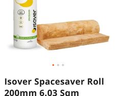 200mm Attic Insulation - 5no. rolls