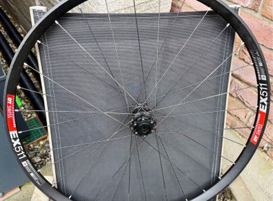 29" DT SWISS EX 511 , 30mm rim on stans hub , Boost front wheel , for 15mm x 110 axle & 6 bolt rotors