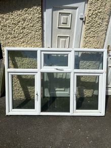 White pvc window
