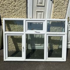 White pvc window