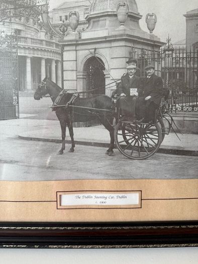 Vintage print of Dublin