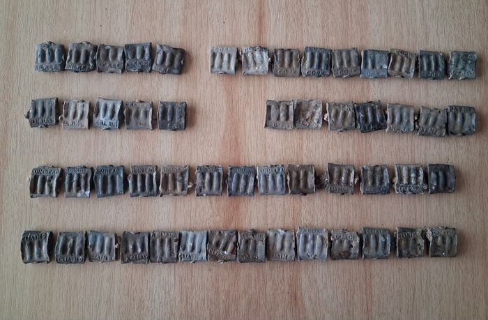 More than 50 vintage post bag lead seals Limerick  Cork Dublin Kilkee Kilrush