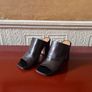 New Dries Van Noten Brown heeled slide sandals Size 40 Image 3