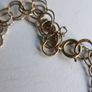 Vintage 9K Solid Gold 375 Chain Link Charm Bracelet 5,52g Image 9
