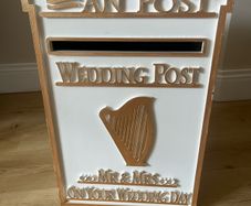Wedding post box for cards