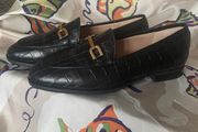 UNISA Reptile Effect Leather Flats