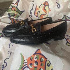 UNISA Reptile Effect Leather Flats