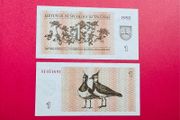 Lithuania  1 Talanos . 1992  Pick  39. Unc