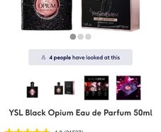 YSL Black Opium parfum for her