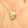 375 9ct gold Virgin Mary pendant Image 3