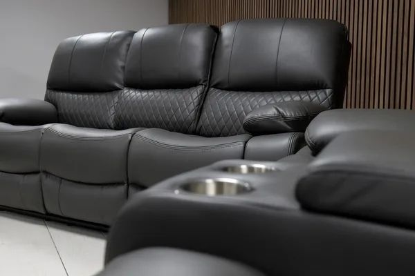Rita Recliner sofa 3+2 Dark grey